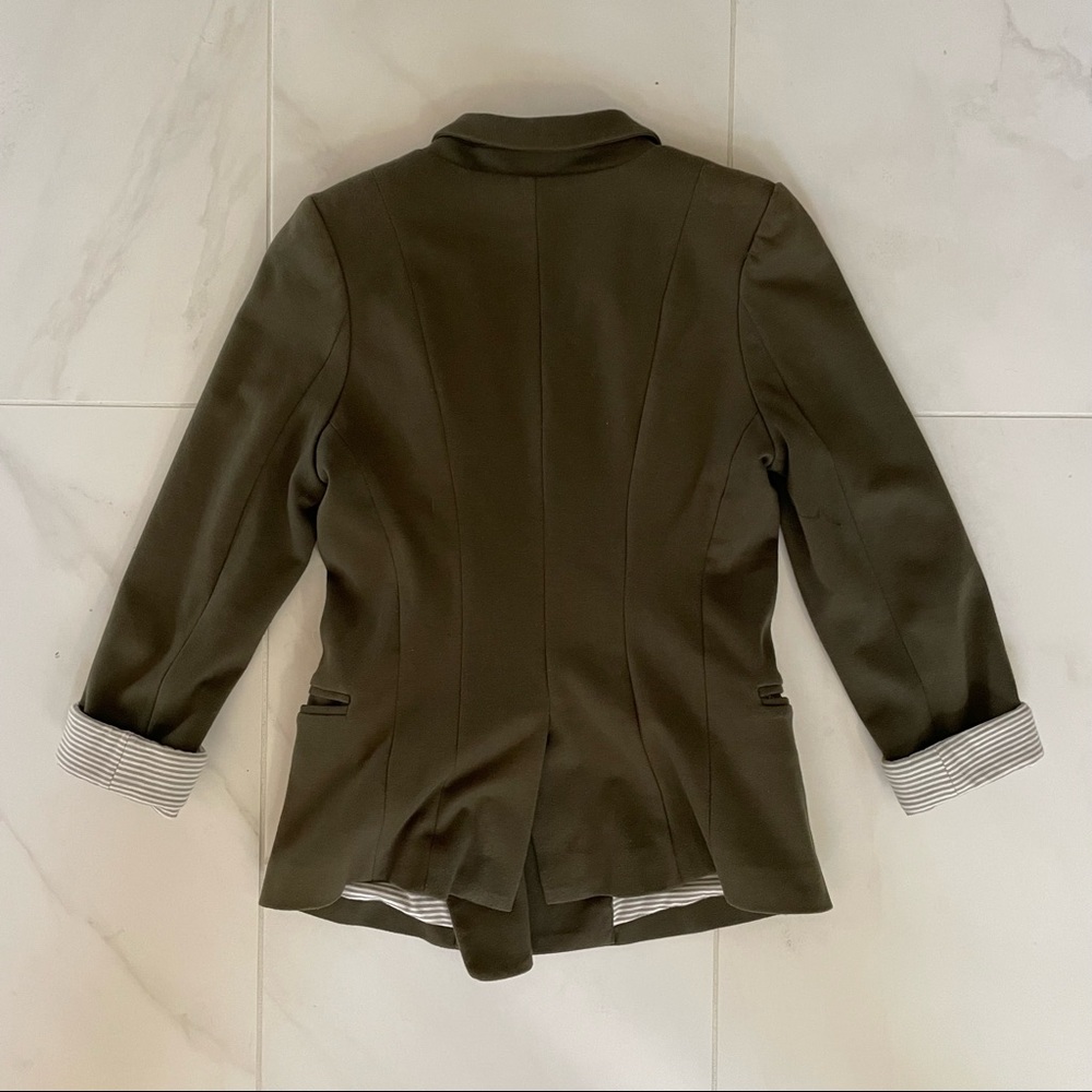 Anthropologie Olive Green Blazer - Picture 3 of 4